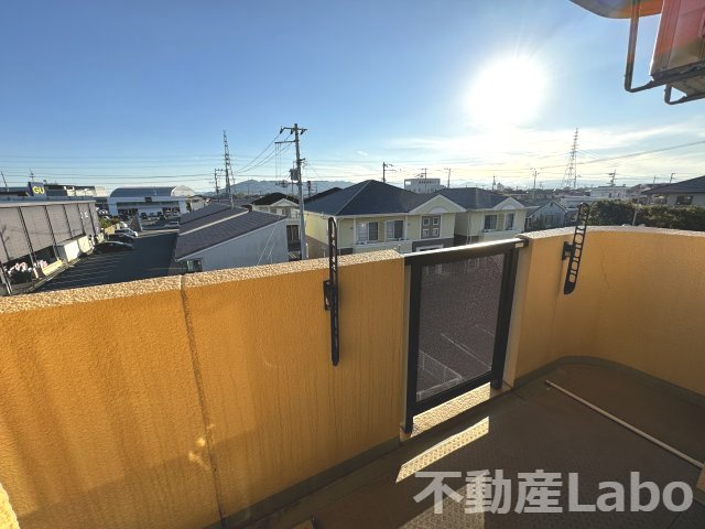 板野郡北島町鯛浜字大西の賃貸マンションのバルコニー