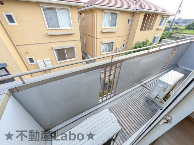 シャーメゾン上板 A棟のバルコニー