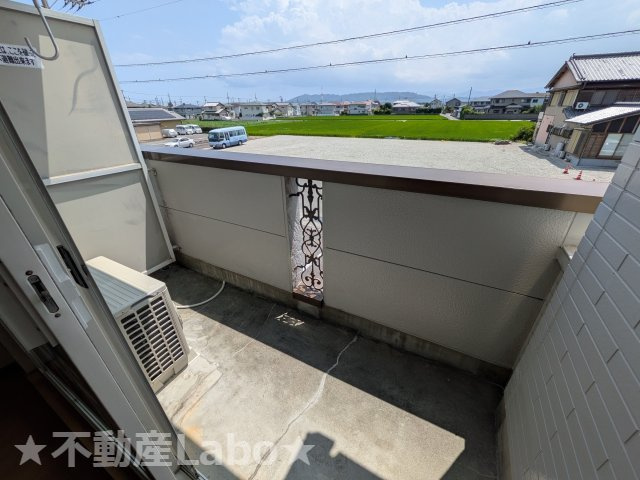 ジュネス99　Aのバルコニー