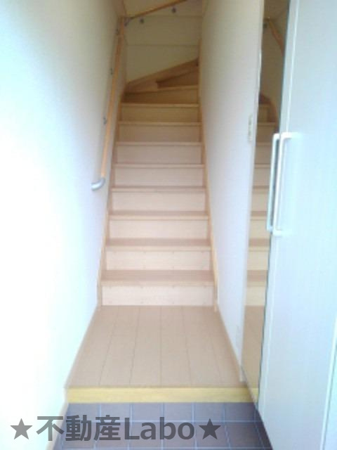 ラメゾンアンソレイエ　の玄関