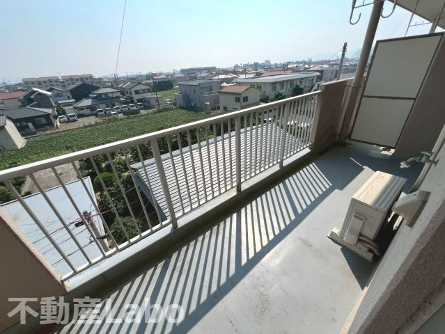 フクポンファミリーマンションのバルコニー