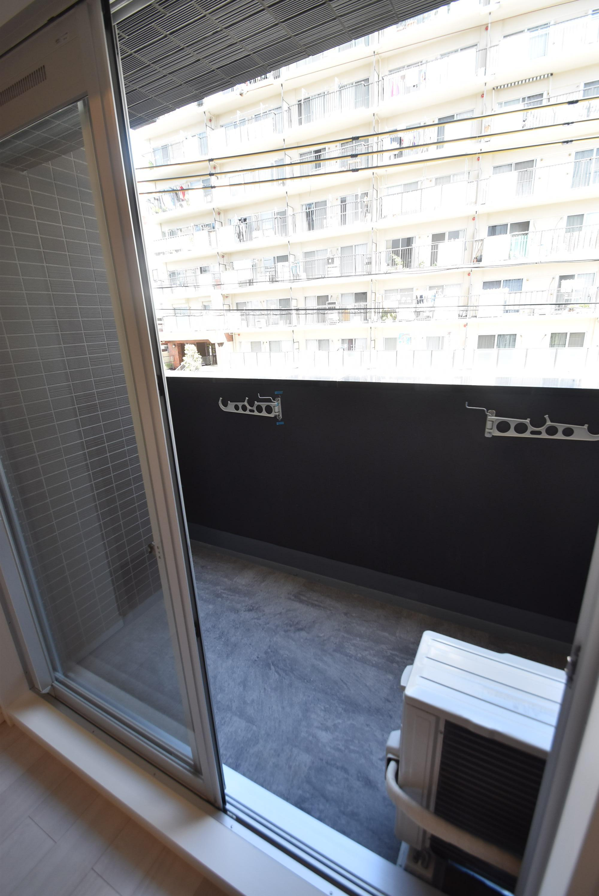 大阪市城東区新喜多１丁目の賃貸マンションのバルコニー