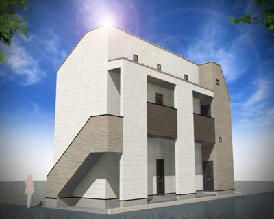 【外観パース】 | cachette豊島園 | 同一仕様写真