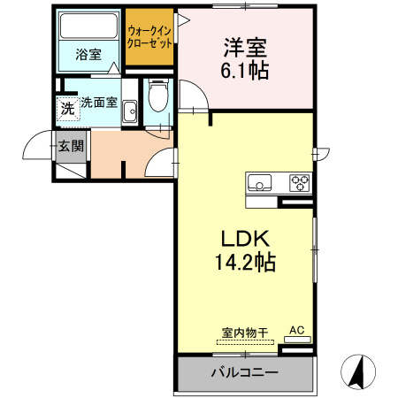 ヴィラージュ　　刈谷市近郊の賃貸はクラスホームの間取り