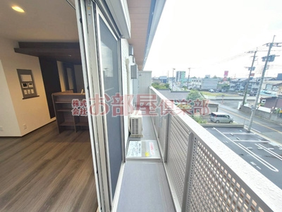 ディールームニシマチのバルコニー|※同施工会社の別物件のお写真です