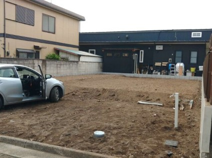 クレイドルガーデン前橋市関根町第3　１号棟のその他|現地写真です。並列駐車で出し入れもしやすいですよ。