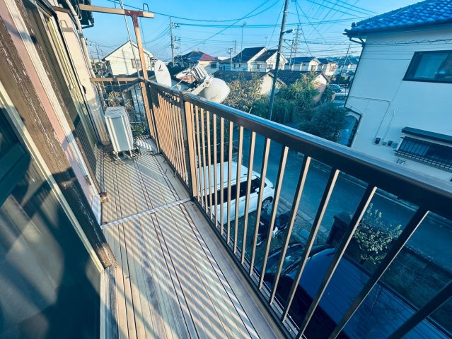 あきる野市伊奈　中古住宅のバルコニー