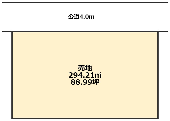 曽師町　売地の土地図
