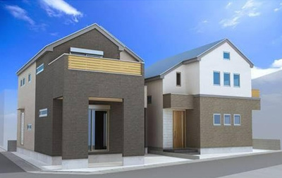 【外観パース】 | 練馬区南田中5丁目　新築戸建　A号棟 10280万円