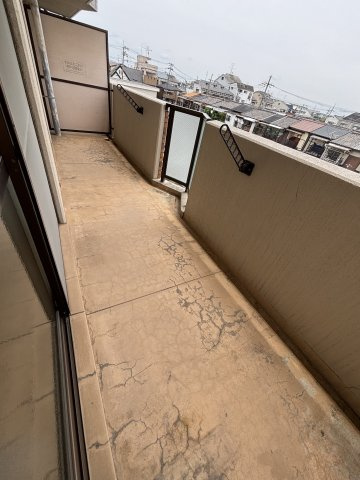 マンション新屋のバルコニー