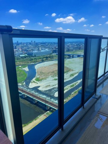 多摩市関戸１丁目の中古マンションのバルコニー