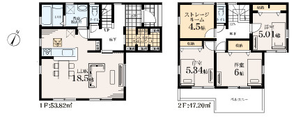 藤沢市石川6丁目　新築戸建　全8棟2号棟の外観