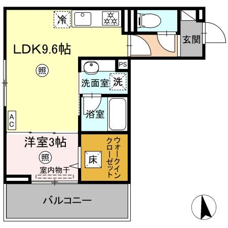 D-room＋西町の間取り