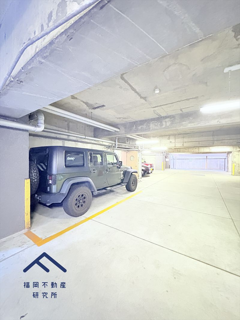 チサンマンション第三博多の駐車場