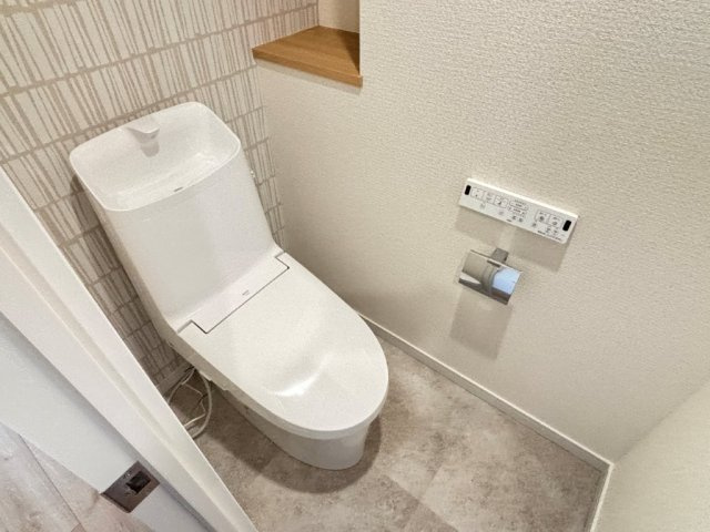 シャトー勝川Ⅲのトイレ|清潔感のあるトイレです