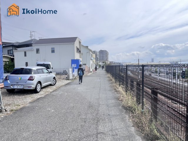 明石市朝霧南町3丁目第2　全3棟　3号棟　新築戸建の前面道路含む現地写真|【ホームページに現地動画掲載中】●年中無休：当日予約可●前面道路は幅員4ｍです。交通量も少なく安心！