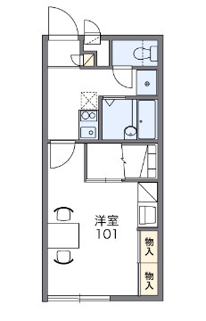 レオパレス2004の間取り|画像2