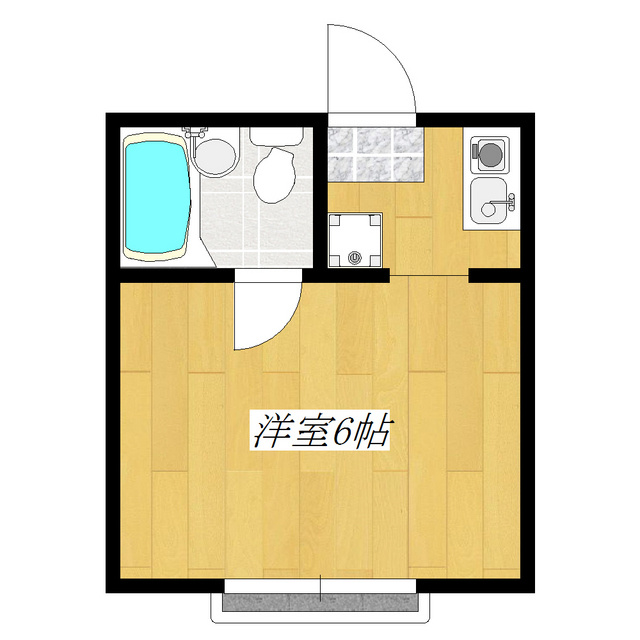 メゾン・ユマニテの間取り|南東向きです！