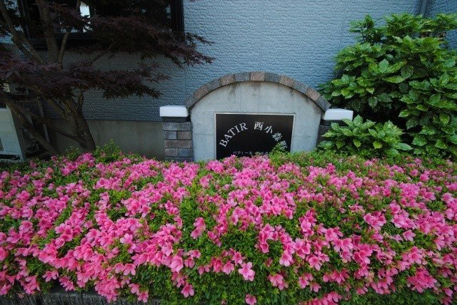 バティール西小森野A棟のエントランス|清潔なエントランスです