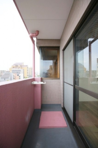 NYマンションのバルコニー