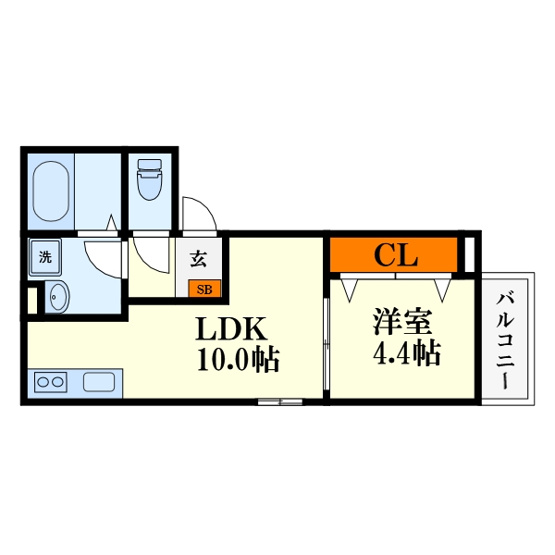 【間取り】 | ル・ボヌール相川