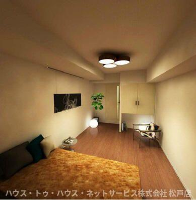 パークキューブ北松戸の居間・リビング