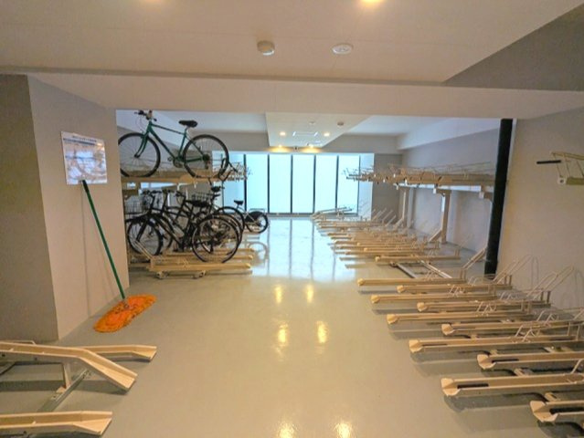 PROUD FLAT日本橋馬喰町の設備|2Fの屋内自転車置場