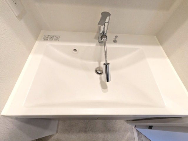 PROUD FLAT日本橋馬喰町の設備|トイレと独立した洗面室、ハンドシャワー付洗面台