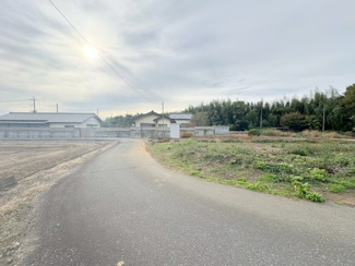 【前面道路含む現地写真】 | 川越市大袋　建築条件なし売地　西武新宿線『南大塚駅』徒歩33分　【大東西小学区】