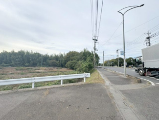 【前面道路含む現地写真】 | 川越市大袋　建築条件なし売地　西武新宿線『南大塚駅』徒歩33分　【大東西小学区】