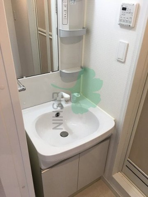 【洗面所】 | パームヴィラ笹原3 | シンプルで使いやすい洗面台です！