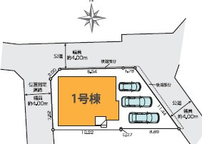 西東京市泉町3丁目　新築一戸建　西武池袋線　ひばりヶ丘の区画図