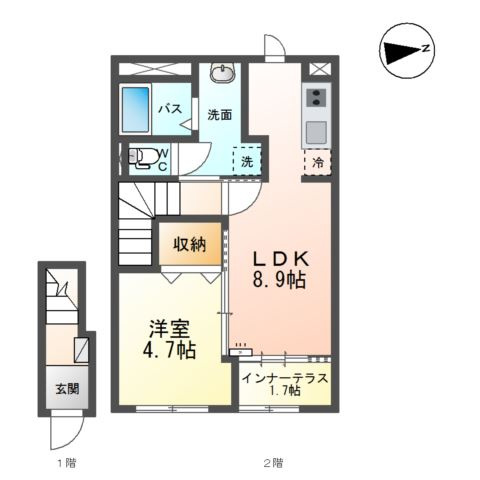 アラ・ミゾンの間取り
