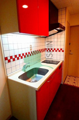 【キッチン】 | No.54 Wes-PROJECT博多駅南(No.54 ダブリューズプロジェクト54) | シンプルな清潔感のあるキッチンです！