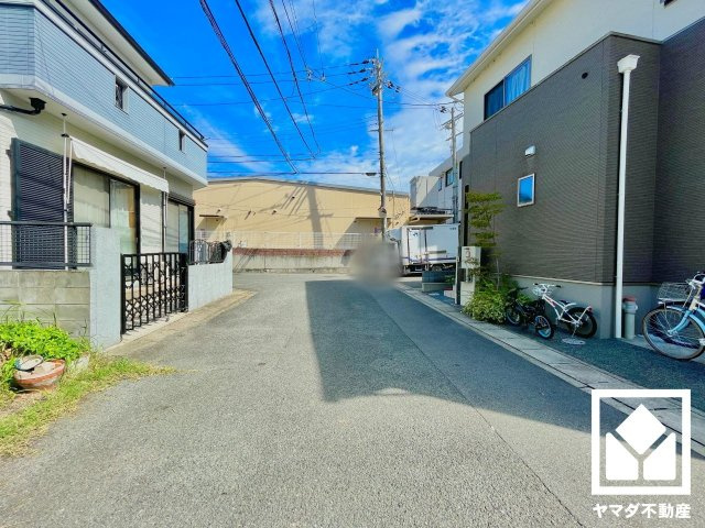 伏見区醍醐新開　1期　2号地の前面道路含む現地写真|10月31日　現地写真更新