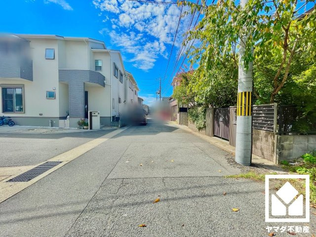 伏見区醍醐新開　1期　2号地の前面道路含む現地写真|10月31日　現地写真更新