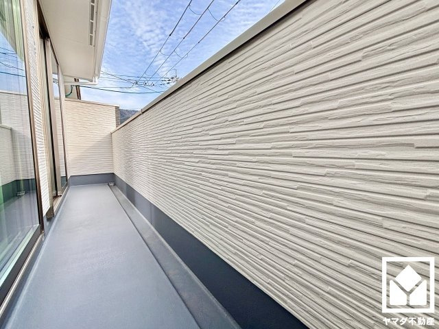 伏見区醍醐新開　1期　2号地のバルコニー