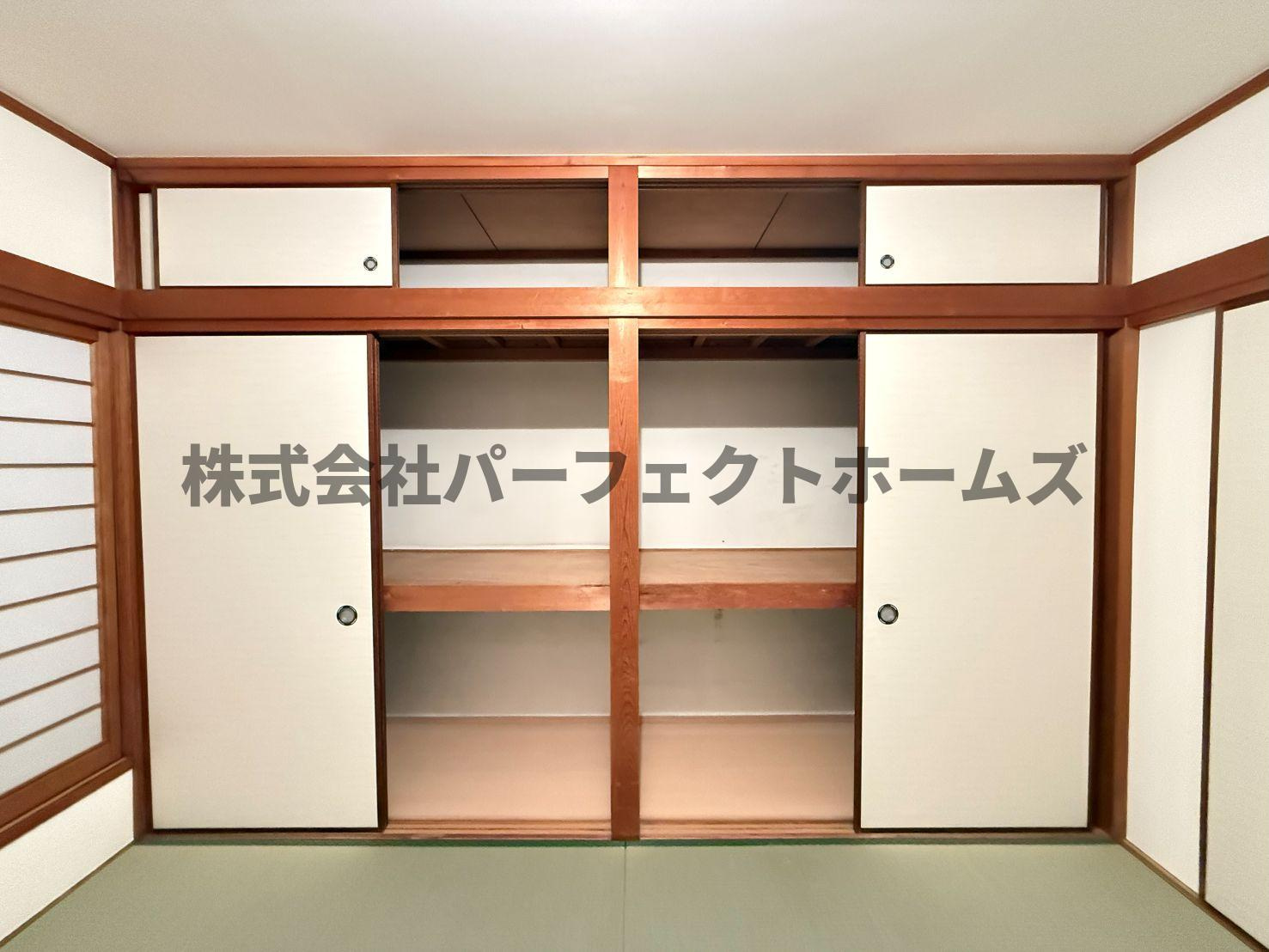 仁和寺町戸建　賃貸の収納|大きなものも収納できそうです