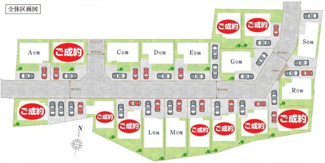 【区画図】 | 【仲介手数料無料！！】府中市日新町5丁目　新築戸建て（全19棟）R号棟　4790万円