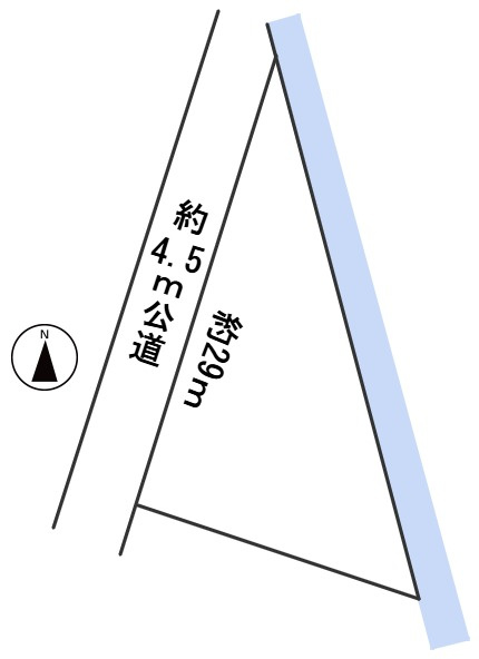 ６５３７１　大垣市赤坂大門一丁目土地の区画図