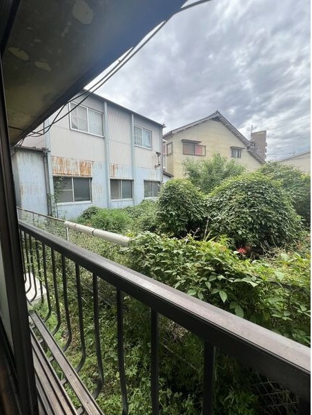 白菊荘のバルコニー