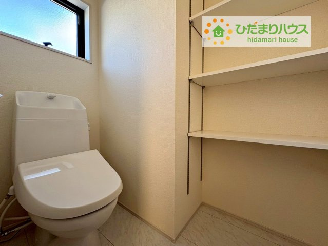 日立市滑川本町3期　新築戸建　1号棟のトイレ|温水洗浄便座ついてます(^^♪