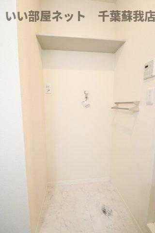 ウイングガーデンＡ棟の洗面所|洗濯機置場