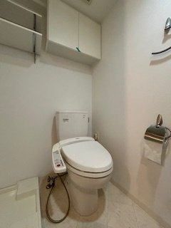 SERENiTE江坂四番館のトイレ|落ち着いた色調のトイレです