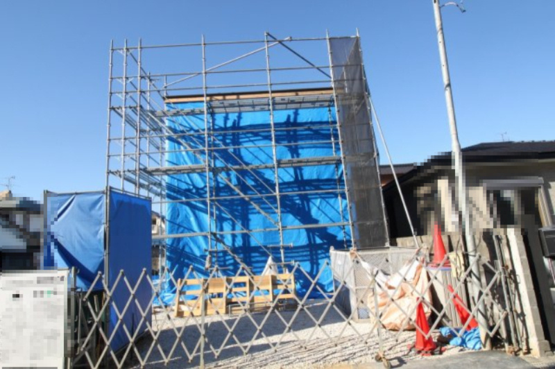 介良（中野団地）新築戸建　4号地（東棟）（全2区画）の外観|建築中