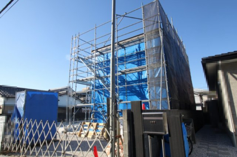 介良（中野団地）新築戸建　4号地（東棟）（全2区画）の前面道路含む現地写真