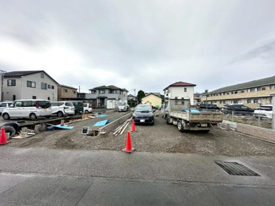 【外観】 | 伊豆の国市寺家 新築一戸建て 3号棟 | 現在建築中の外観画像です。ご内覧は同じメーカーの完成物件へご案内いたしますので、いつでもご相談ください！