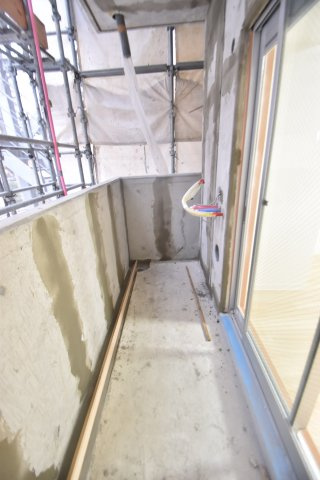 大阪市城東区中央２丁目の賃貸マンションのバルコニー