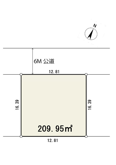 【区画図】 | 川越市川鶴３丁目 | 全1棟