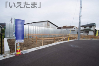 【外観】 | 【仲介手数料無料！！】府中市日新町5丁目　新築戸建て（全19棟）S号棟　4890万円 | 令和７年10月25日撮影　建築中